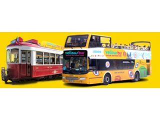 Yellow bus & boat tour image